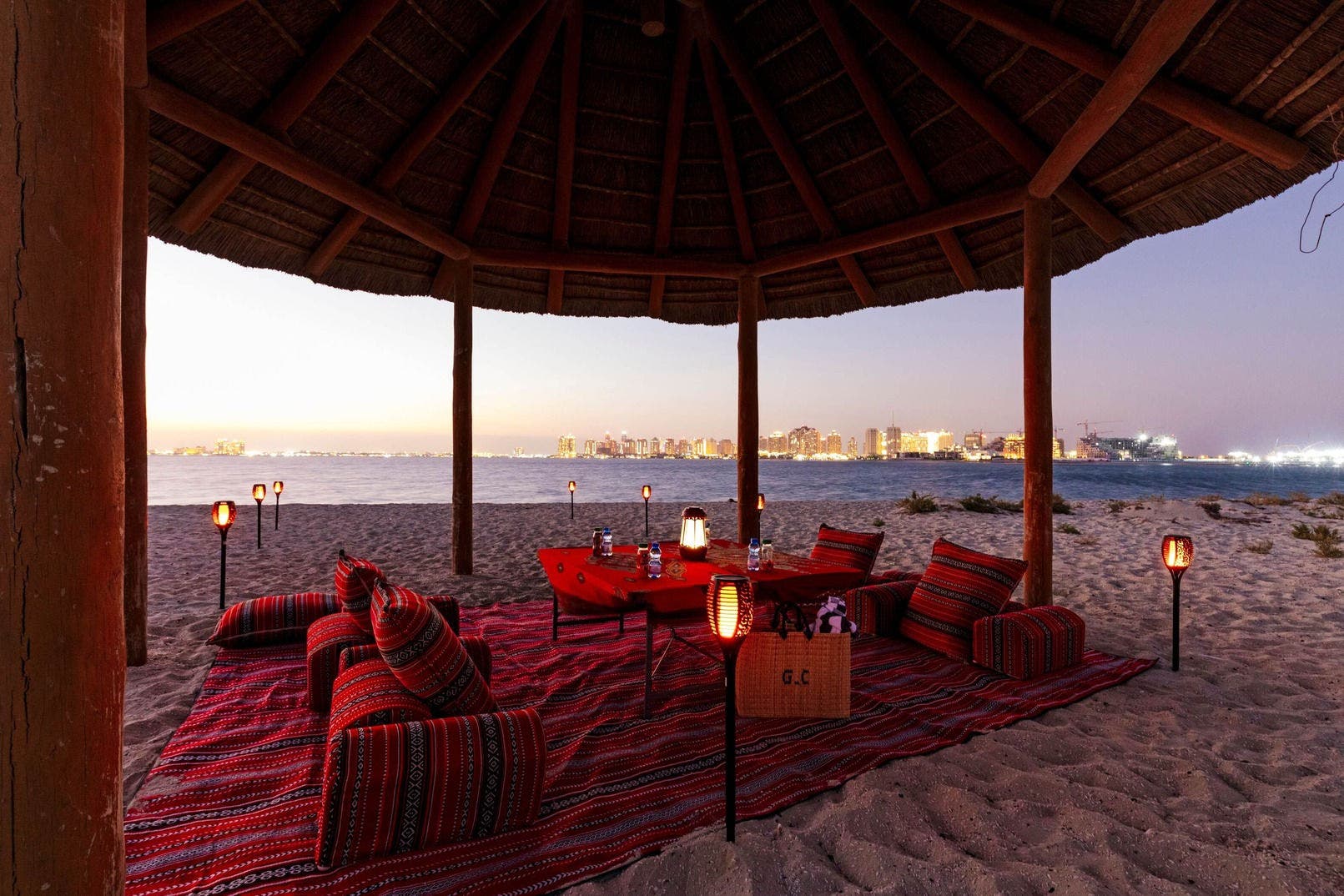 Private dinner on Al Safliya Island