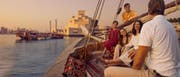 Traditional dhow boats